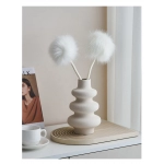 Nordic Style Ceramic Vase Decoration White Vase Modern Home Decoration Flower Pot Vase Decoration Home Living Room Decoration