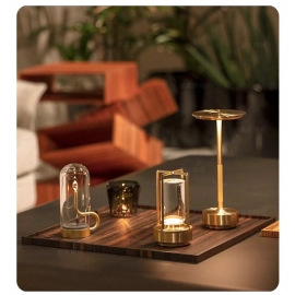 Rechargeable Cross Table Lamp 2000 Mah Desktop Night Light Touch Atmosphere Light USB Camping Light Outdoor Home