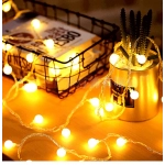 Led Ball String Lights USB/Battery Operated String Lights Outdoor Globe Fairy Light for Wedding Halloween Garden Christmas Decor